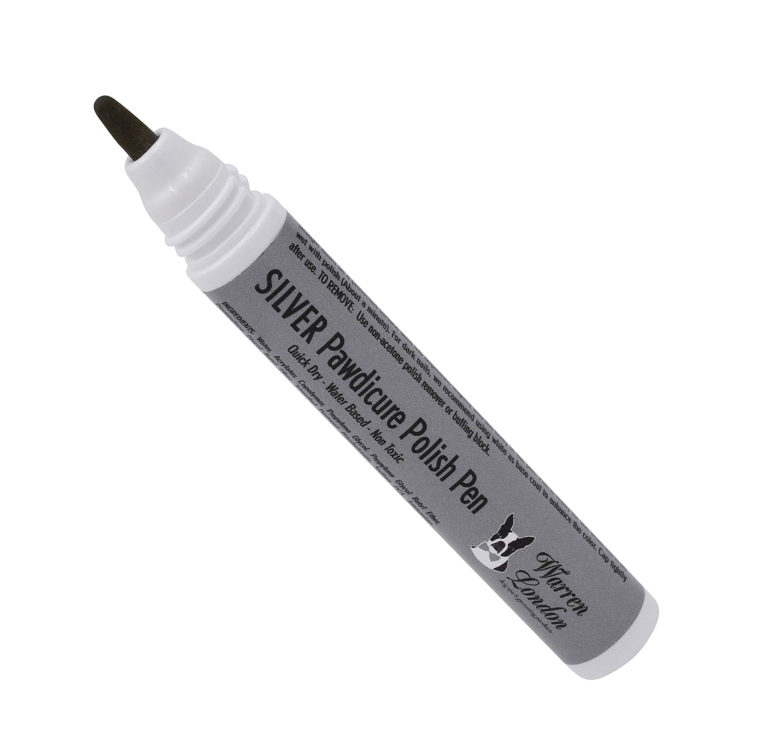 Warren London Dog Products - Pawdicure Nail Polish Pen - Quick Dry - 13 Colors: White